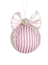 Load image into Gallery viewer, Pastel Pink &amp; Candy Cane Baubles - A Bauble Affair
