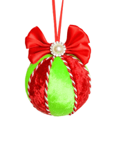 Load image into Gallery viewer, Red &amp; Green Monster Baubles - A Bauble Affair
