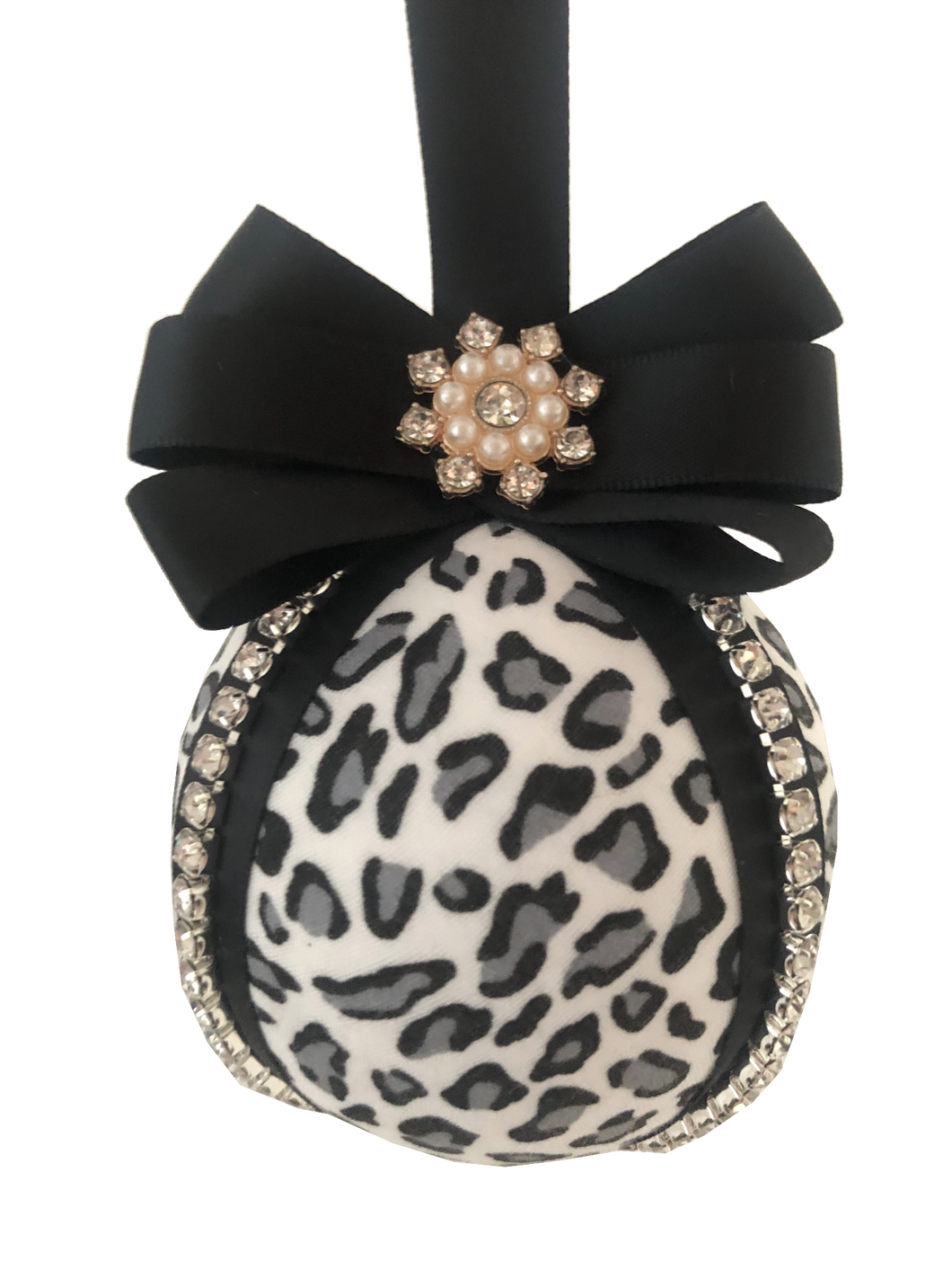 Snow Leopard Print Baubles - A Bauble Affair