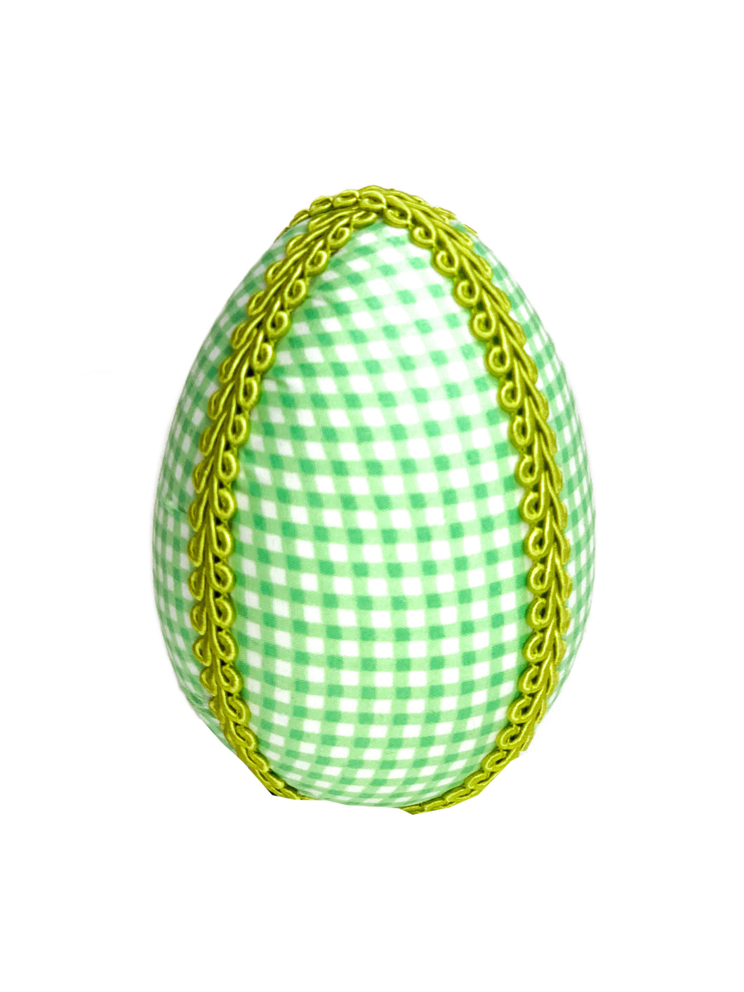 Windsor Eggs - Gingham Green 10cm