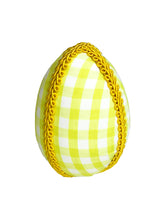 Load image into Gallery viewer, Windsor Eggs - Gingham Yellow 10cm
