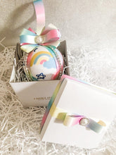 Load image into Gallery viewer, Teacher Thank You Rainbow Bauble Gift Set, primary school teacher gift - A Bauble Affair
