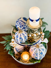 Load image into Gallery viewer, Dutch Blue Pumpkin Decoration - A Bauble Affair
