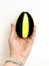 Load image into Gallery viewer, Large Easter Egg - Black &amp; Yellow - A Bauble Affair
