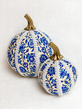 Load image into Gallery viewer, Dutch Blue Pumpkin Decoration - A Bauble Affair
