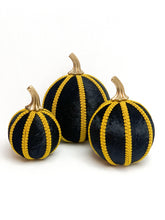 Load image into Gallery viewer, Black Pumpkin Decoration - A Bauble Affair
