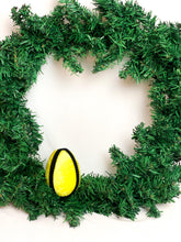 Load image into Gallery viewer, Large Easter Egg - Yellow &amp; Black - A Bauble Affair
