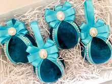 Load image into Gallery viewer, Turquoise Baubles - Set Of 4 - A Bauble Affair
