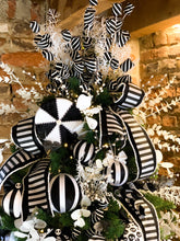 Load image into Gallery viewer, White &amp; Black Baubles - Set Of 2 - A Bauble Affair
