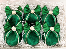 Load image into Gallery viewer, Emerald Green Baubles - Set Of 6 - A Bauble Affair
