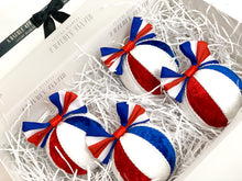 Load image into Gallery viewer, Union Jack Coronation Bauble Decorations - Set Of 4
