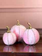 Load image into Gallery viewer, Pink Pumpkin Decoration - A Bauble Affair
