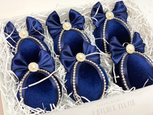 Load image into Gallery viewer, Navy Blue Baubles - Set Of 6 - A Bauble Affair
