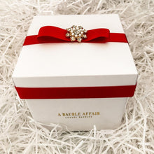 Load image into Gallery viewer, Personalised Red Bauble Gift Set - A Bauble Affair
