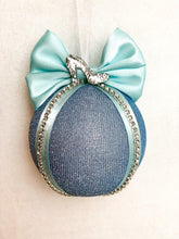 Load image into Gallery viewer, Glass Slipper Blue Baubles - A Bauble Affair
