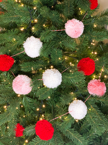 Valentines Pom-pom Garlands - A Bauble Affair