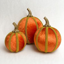 Load image into Gallery viewer, Orange Pumpkin Decoration - A Bauble Affair
