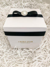 Load image into Gallery viewer, Festive Black &amp; White Gingham Bauble Gift Set - A Bauble Affair
