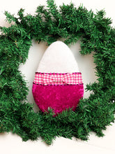 Load image into Gallery viewer, Large Luxury Easter Egg Wreath Accessory - Fuchsia Pink Pattern - A Bauble Affair
