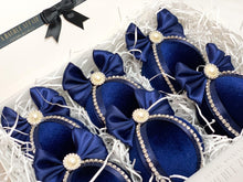 Load image into Gallery viewer, Navy Blue Baubles - Set Of 6 - A Bauble Affair
