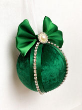 Load image into Gallery viewer, Emerald Green Baubles - Set Of 2 - A Bauble Affair
