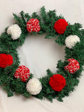 Load image into Gallery viewer, Red &amp; White Pom-pom Garlands - A Bauble Affair
