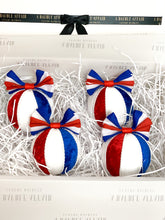 Load image into Gallery viewer, Union Jack Coronation Bauble Decorations - Set Of 4
