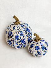 Load image into Gallery viewer, Dutch Blue Pumpkin Decoration - A Bauble Affair
