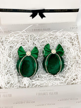 Load image into Gallery viewer, Emerald Green Baubles - Set Of 2 - A Bauble Affair
