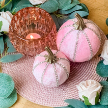 Load image into Gallery viewer, Pink Pumpkin Decoration - A Bauble Affair
