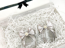 Load image into Gallery viewer, Silver Baubles - Set Of 2 - A Bauble Affair
