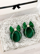 Load image into Gallery viewer, Emerald Green Baubles - Set Of 2 - A Bauble Affair
