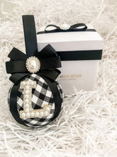 Load image into Gallery viewer, Personalised Gingham Checked Bauble Gift Set - A Bauble Affair
