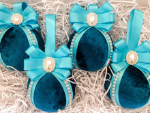 Load image into Gallery viewer, Turquoise Baubles - Set Of 4 - A Bauble Affair
