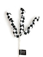 Load image into Gallery viewer, 16” Chequered Black &amp; White Picks - A Bauble Affair
