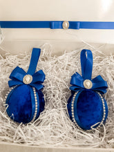 Load image into Gallery viewer, Royal Blue Baubles - Set Of 2 - A Bauble Affair
