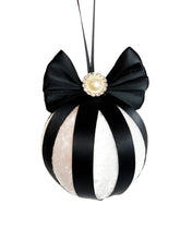 Load image into Gallery viewer, White &amp; Black Baubles - Set Of 4 - A Bauble Affair
