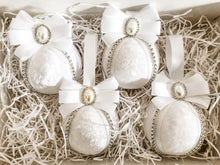 Load image into Gallery viewer, White Baubles - Set Of 4 - A Bauble Affair
