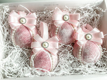 Load image into Gallery viewer, Pearl &amp; Pastel Pink Decorations - A Bauble Affair
