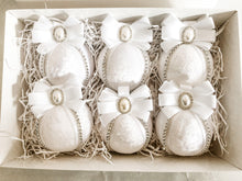 Load image into Gallery viewer, White Baubles - Set Of 6 - A Bauble Affair
