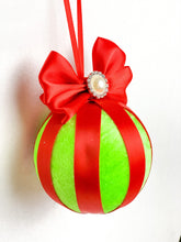 Load image into Gallery viewer, Green &amp; Red Bauble - A Bauble Affair
