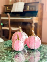 Load image into Gallery viewer, Pink Pumpkin Decoration - A Bauble Affair
