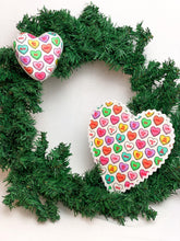 Load image into Gallery viewer, Valentines Love Heart Sweets Heart Decoration - A Bauble Affair
