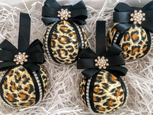 Load image into Gallery viewer, Cheetah Print Baubles - A Bauble Affair
