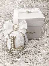 Load image into Gallery viewer, Personalised White Bauble Gift Set - A Bauble Affair
