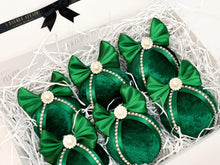 Load image into Gallery viewer, Emerald Green Baubles - Set Of 6 - A Bauble Affair
