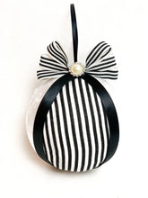 Load image into Gallery viewer, Pinstripe White Baubles - A Bauble Affair
