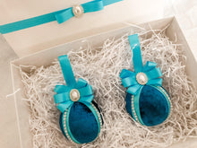 Load image into Gallery viewer, Turquoise Baubles - Set Of 2 - A Bauble Affair
