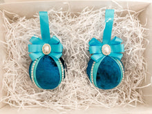 Load image into Gallery viewer, Turquoise Baubles - Set Of 2 - A Bauble Affair
