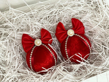 Load image into Gallery viewer, Red Baubles - Set Of 2 - A Bauble Affair
